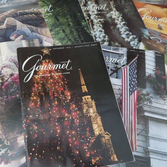 Lot of 12 Vintage 1976 Gourmet Magazines - Picture 1 of 9